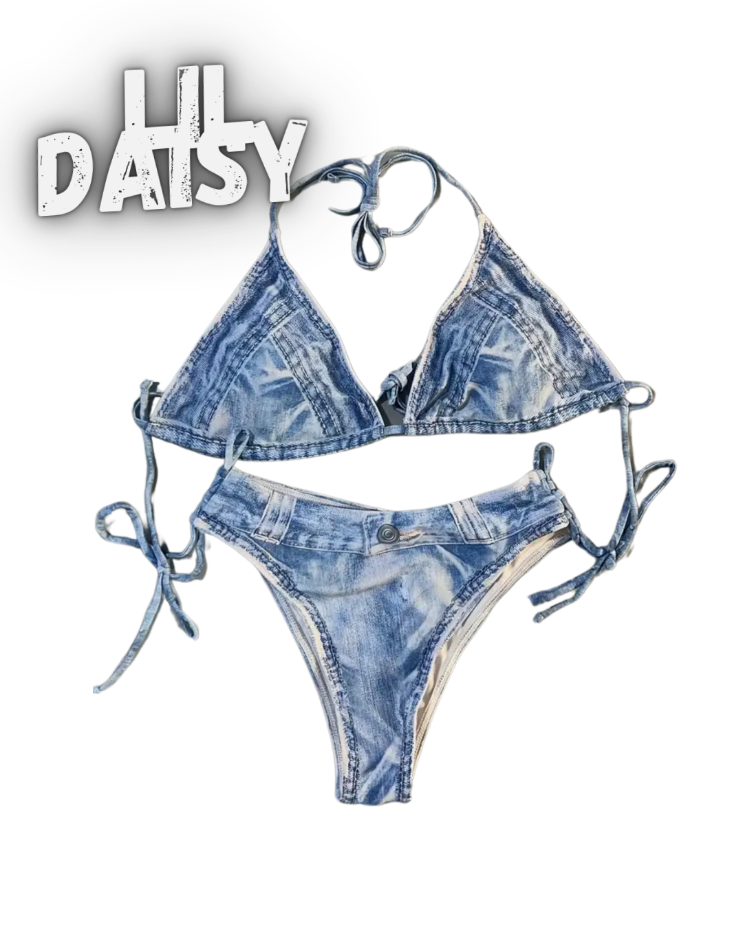 Lil Daisy β Denim Print Bikini