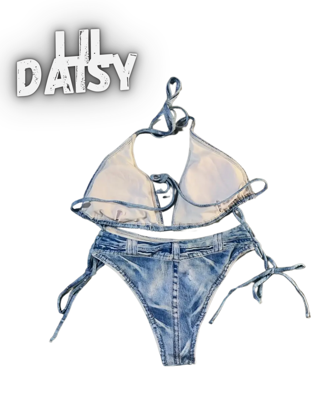 Lil Daisy β Denim Print Bikini